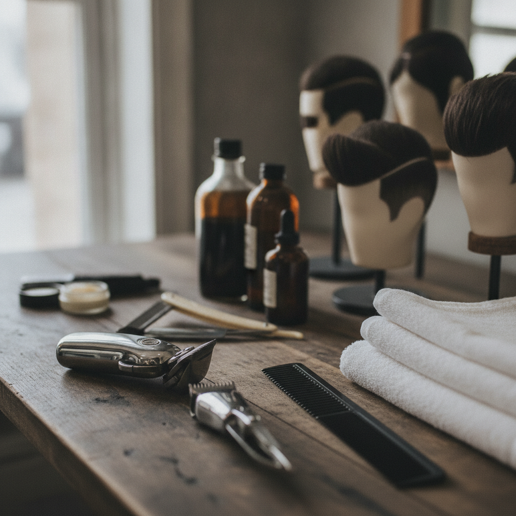 Mens Hair Design - No Face and No Text